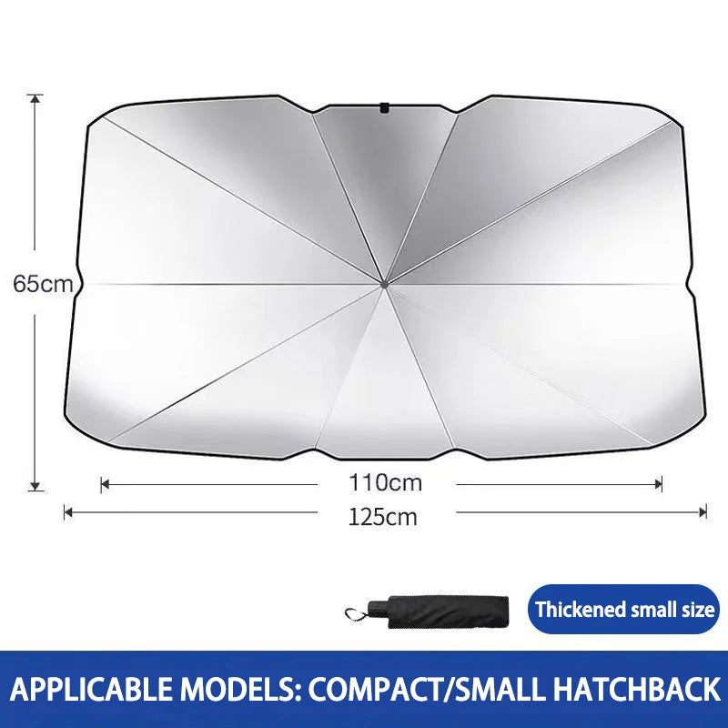 Keep Your Car Cool & Protected with the Ultimate Portable Windscreen Sun Shade