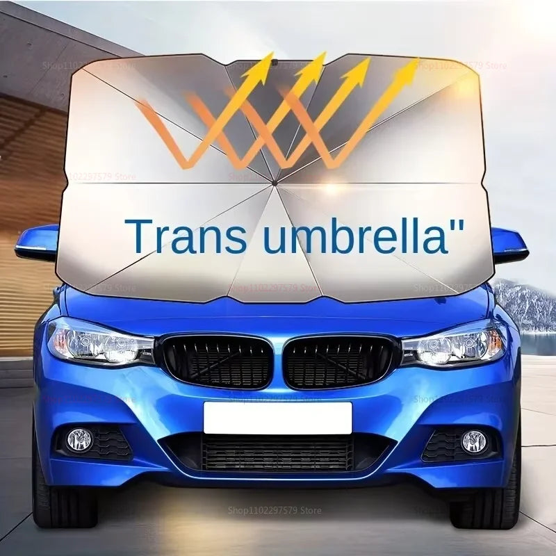 Keep Your Car Cool & Protected with the Ultimate Portable Windscreen Sun Shade