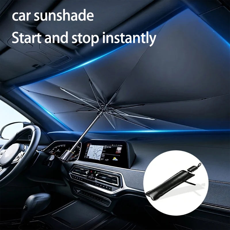 Keep Your Car Cool & Protected with the Ultimate Portable Windscreen Sun Shade