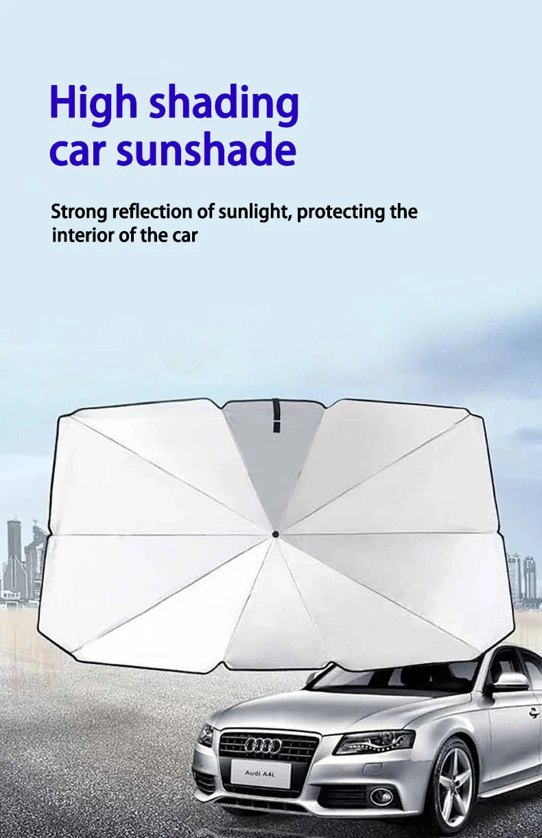 Keep Your Car Cool & Protected with the Ultimate Portable Windscreen Sun Shade