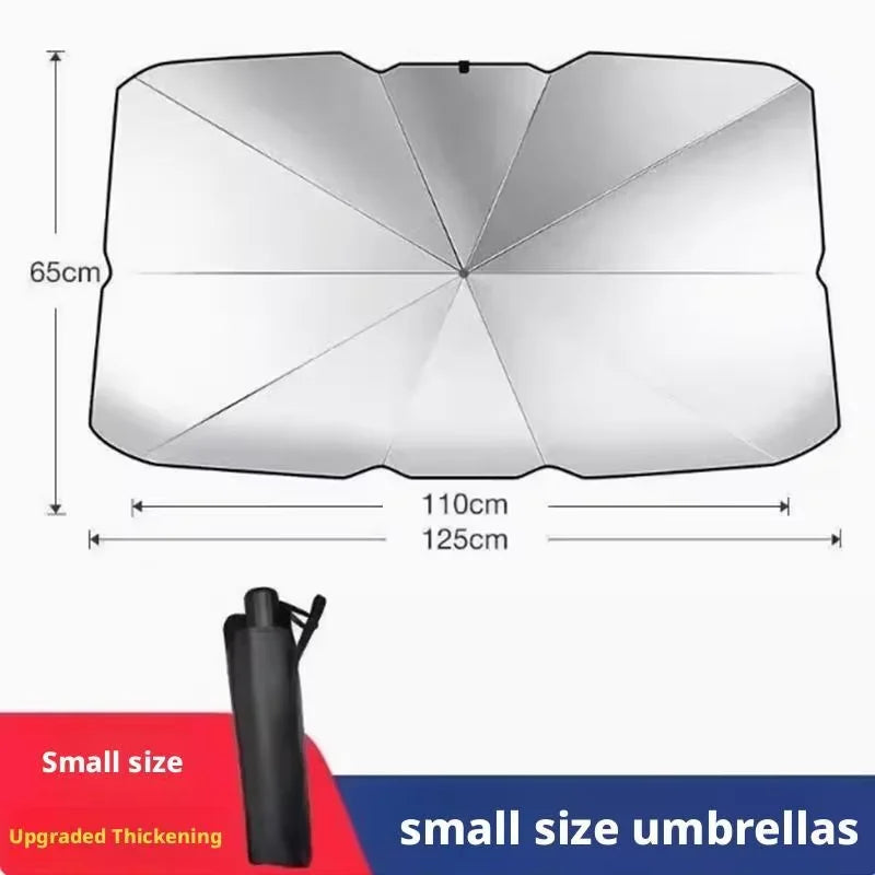Keep Your Car Cool & Protected with the Ultimate Portable Windscreen Sun Shade